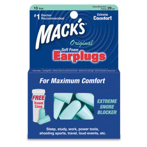 Mack's Safesound earplugs (10 pairs)
